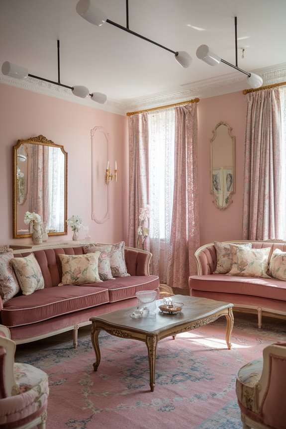 charming vintage floral aesthetics