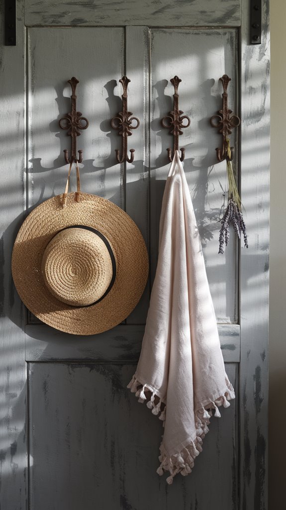 charming wooden wall hooks