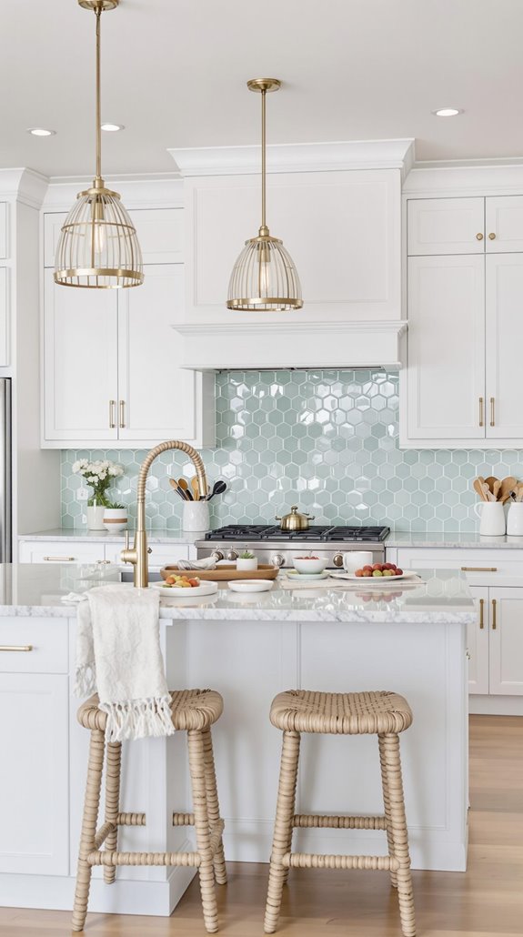 coastal inspired decorative hardware
