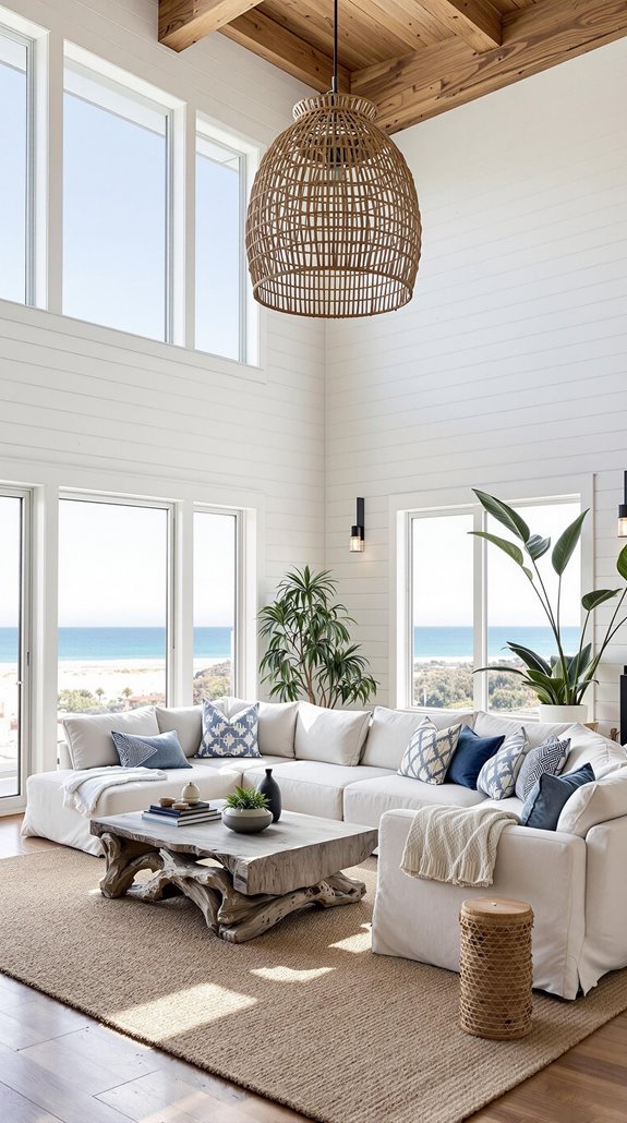 coastal inspired loft interior design