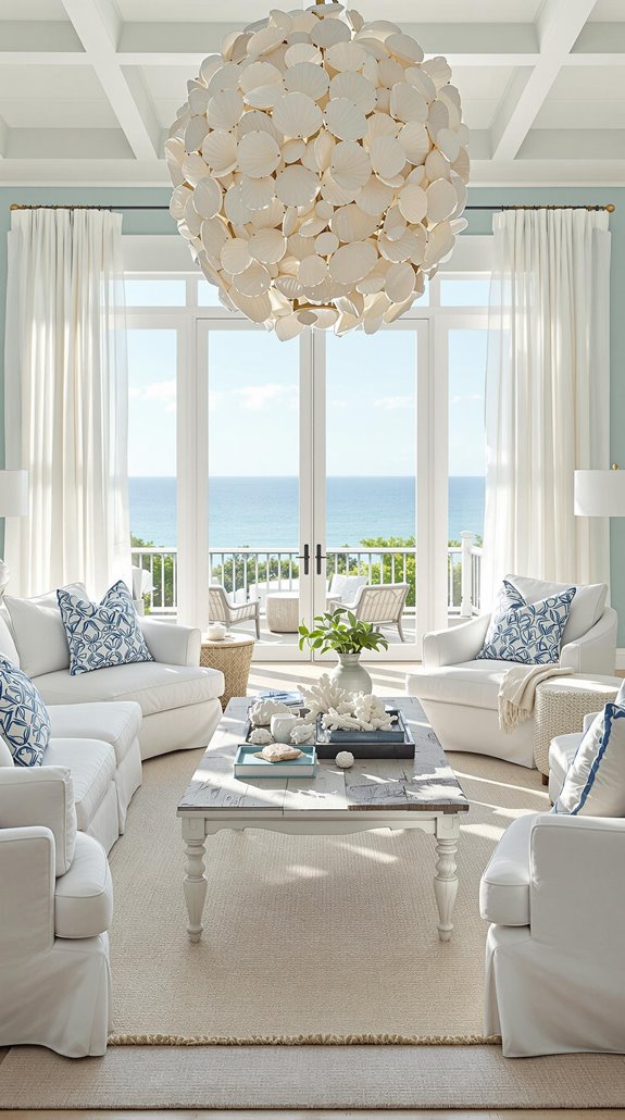 coastal themed furniture layout