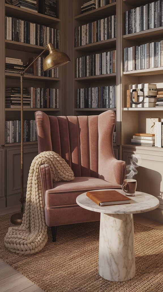 comfortable literary sanctuary space