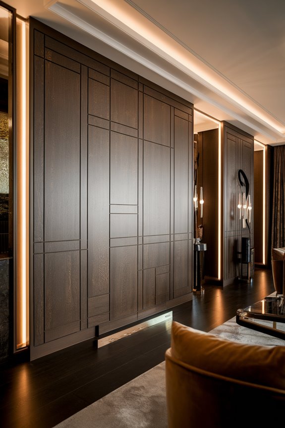 concealed access through panels