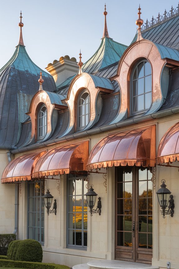 copper architectural design elements