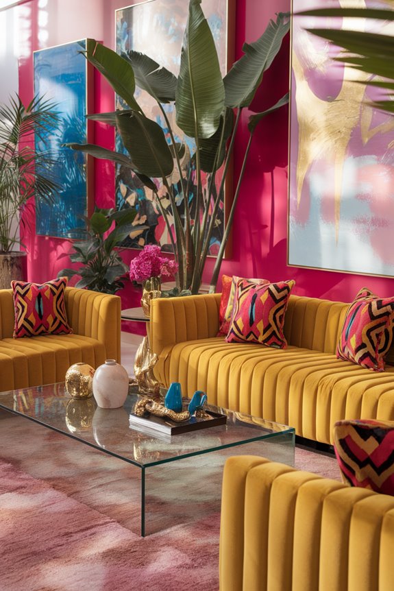 eclectic vibrant stylish atmosphere