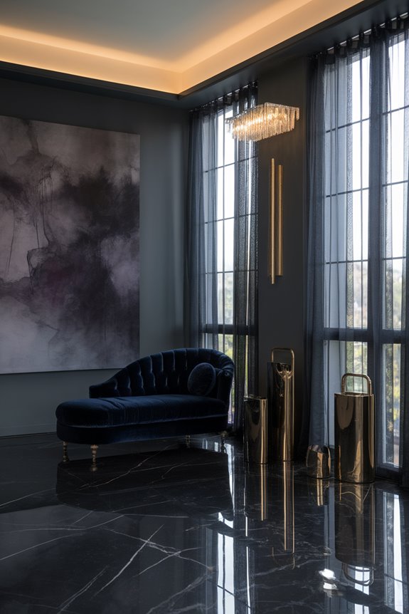 elegant brooding allure