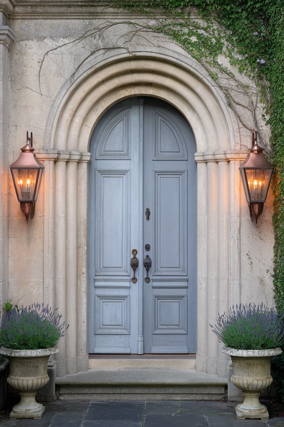 elegant curved doorways design