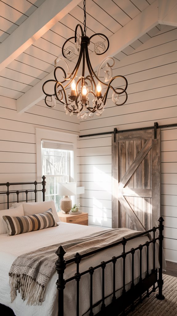 elegant wrought iron lighting