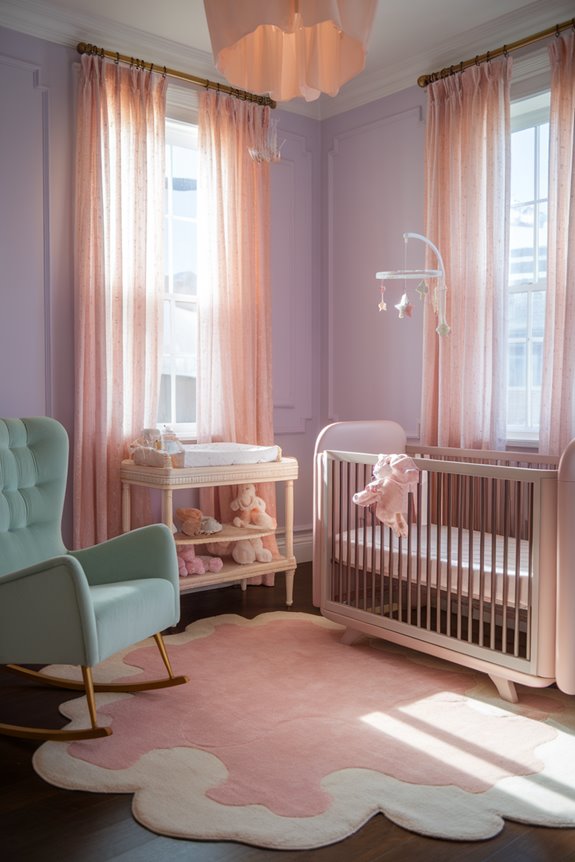 gentle colorful baby room