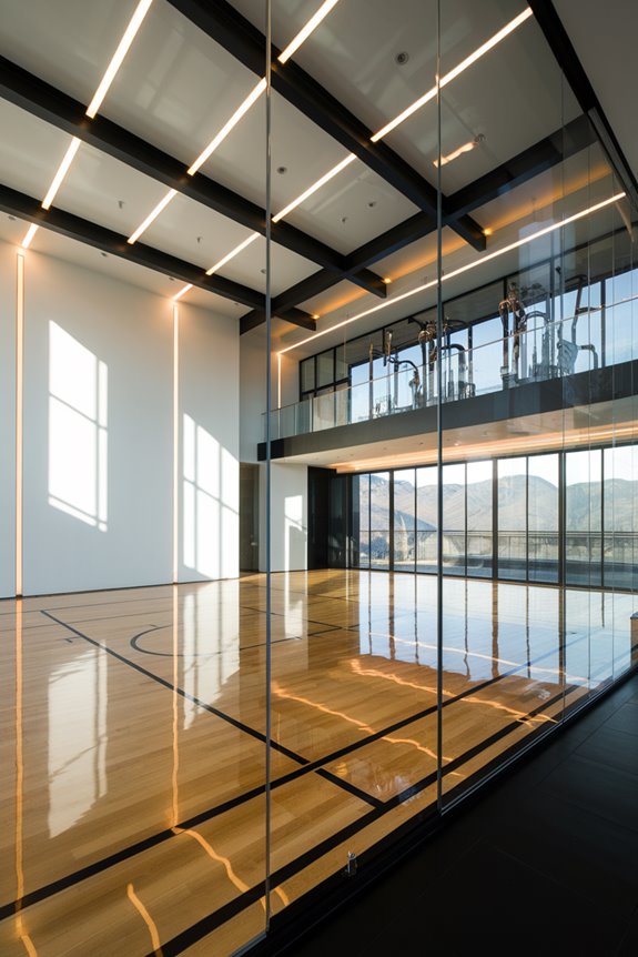 indoor athletic training facility