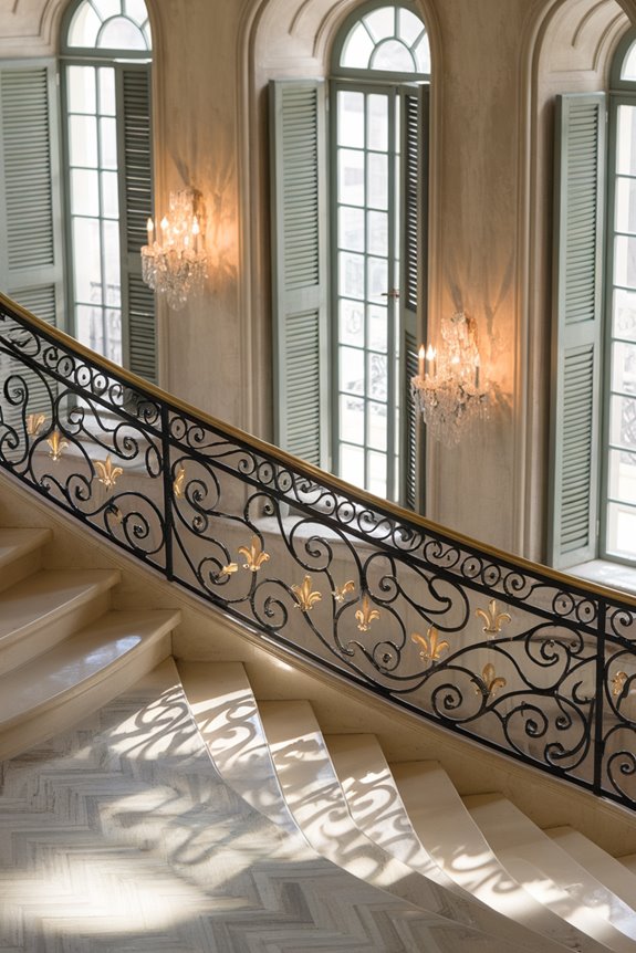 intricate decorative railing patterns