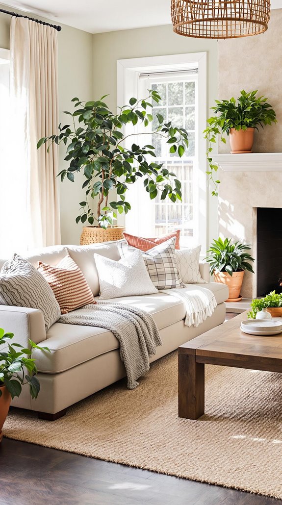 natural and warm decor