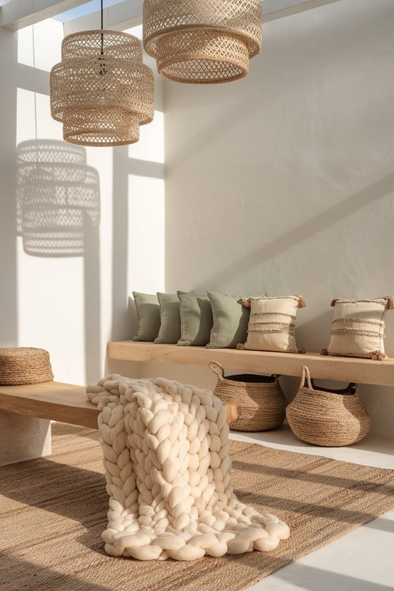 natural fibers interlaced beautifully