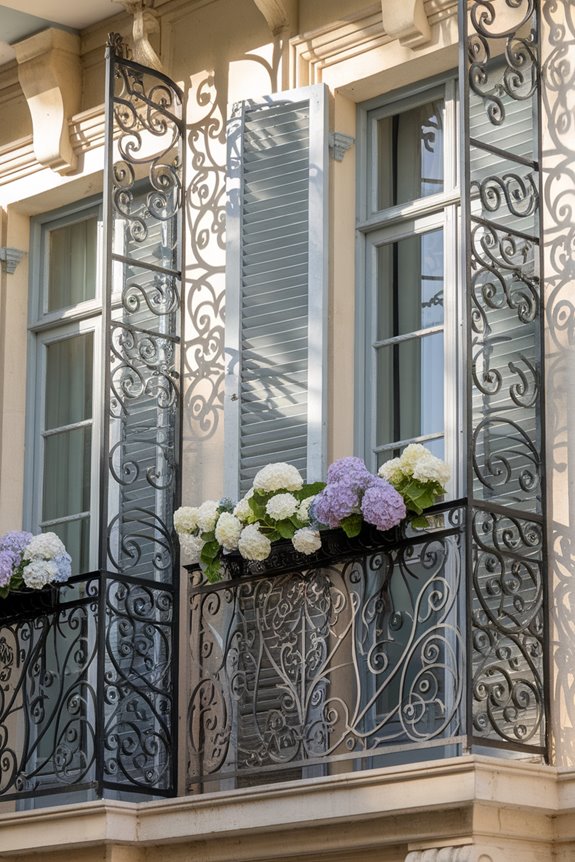 ornate wrought iron design
