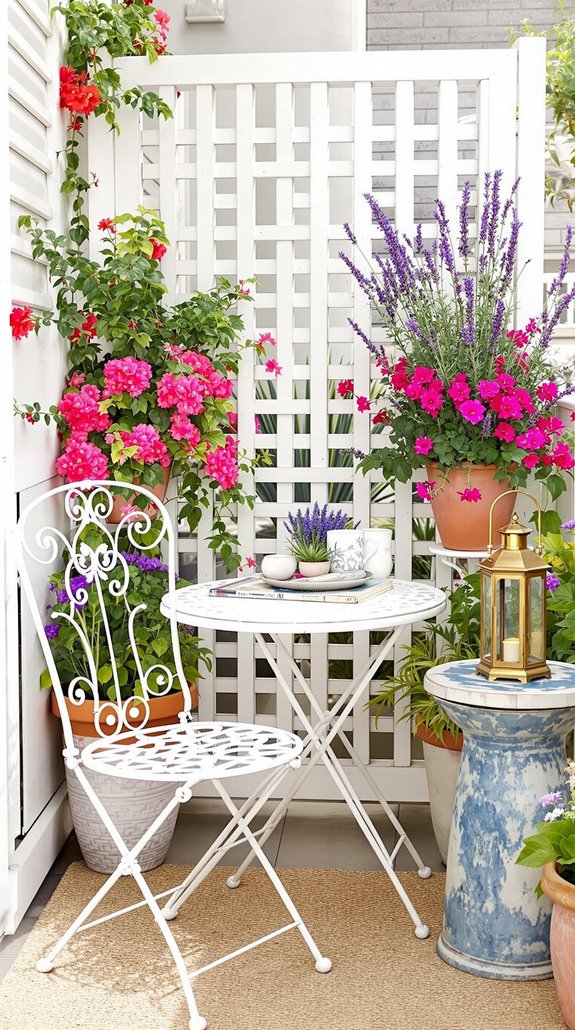 outdoor painted wood decor