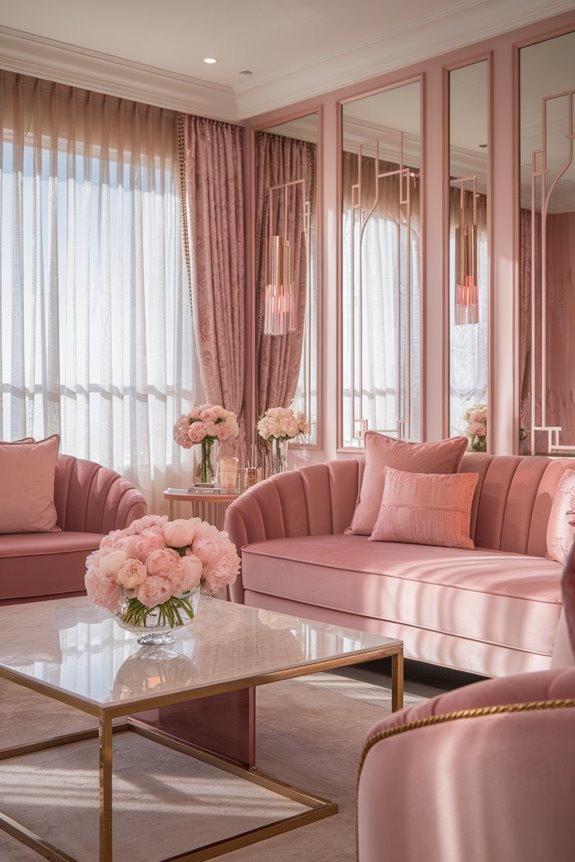 pink themed house organization tips