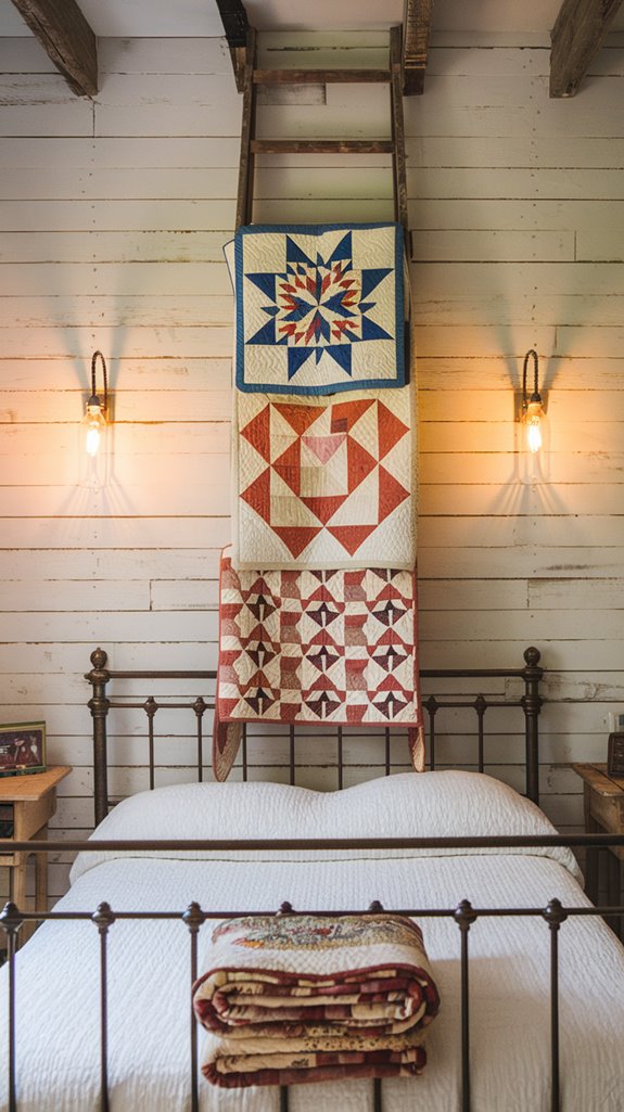 quilts showcasing national patterns
