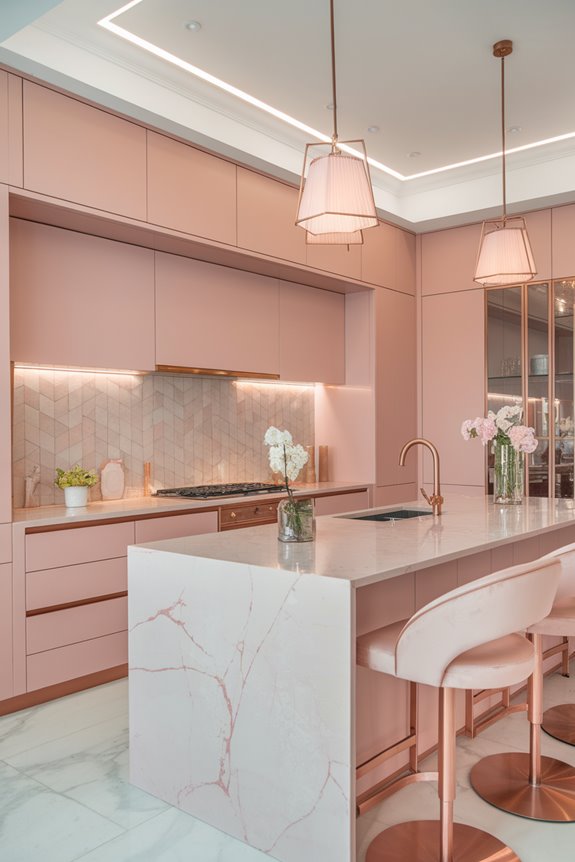 soft pastel culinary space
