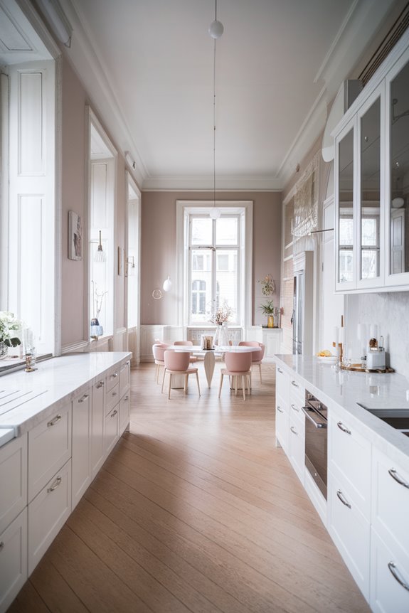 spacious and light interiors