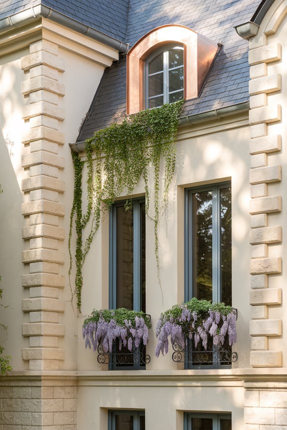 stone building corner supports