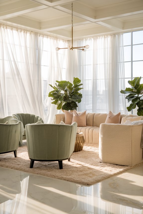 tranquil green retreat spaces