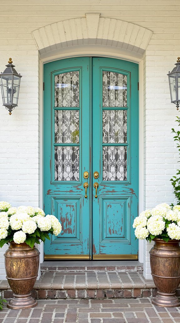 turquoise vintage style fusion