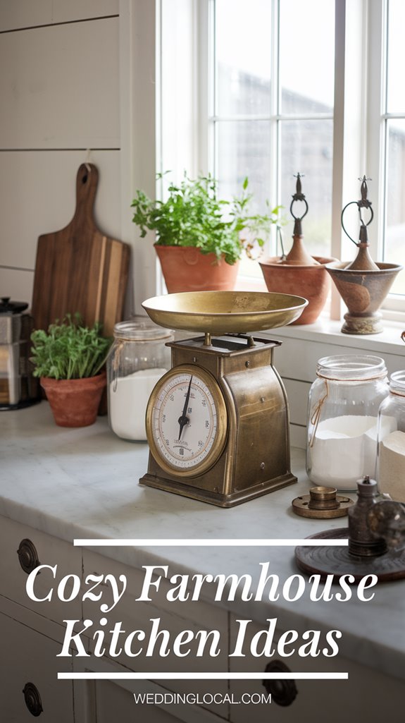 vintage scale decorative display