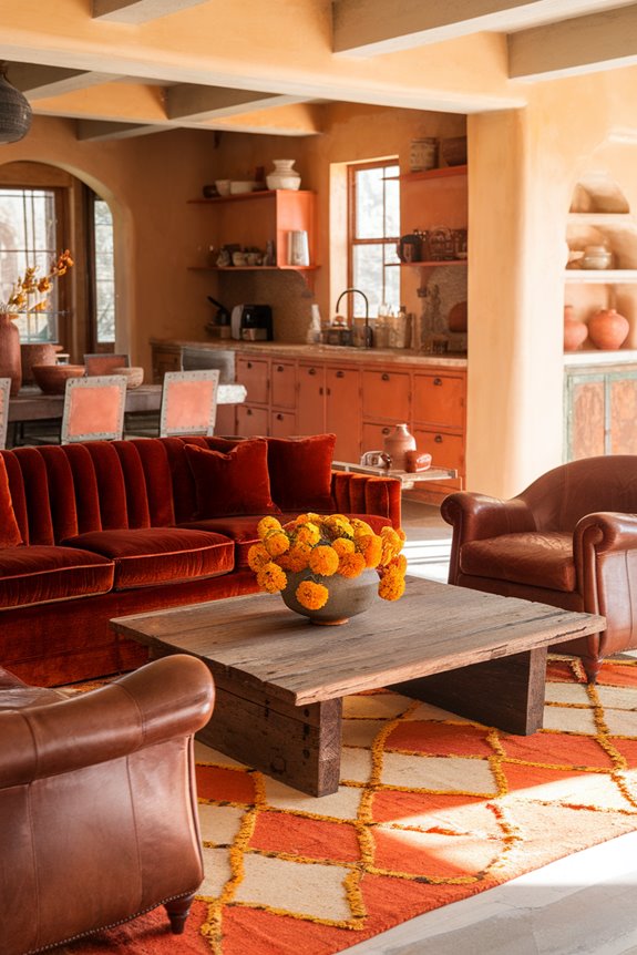 warm earthy color palette